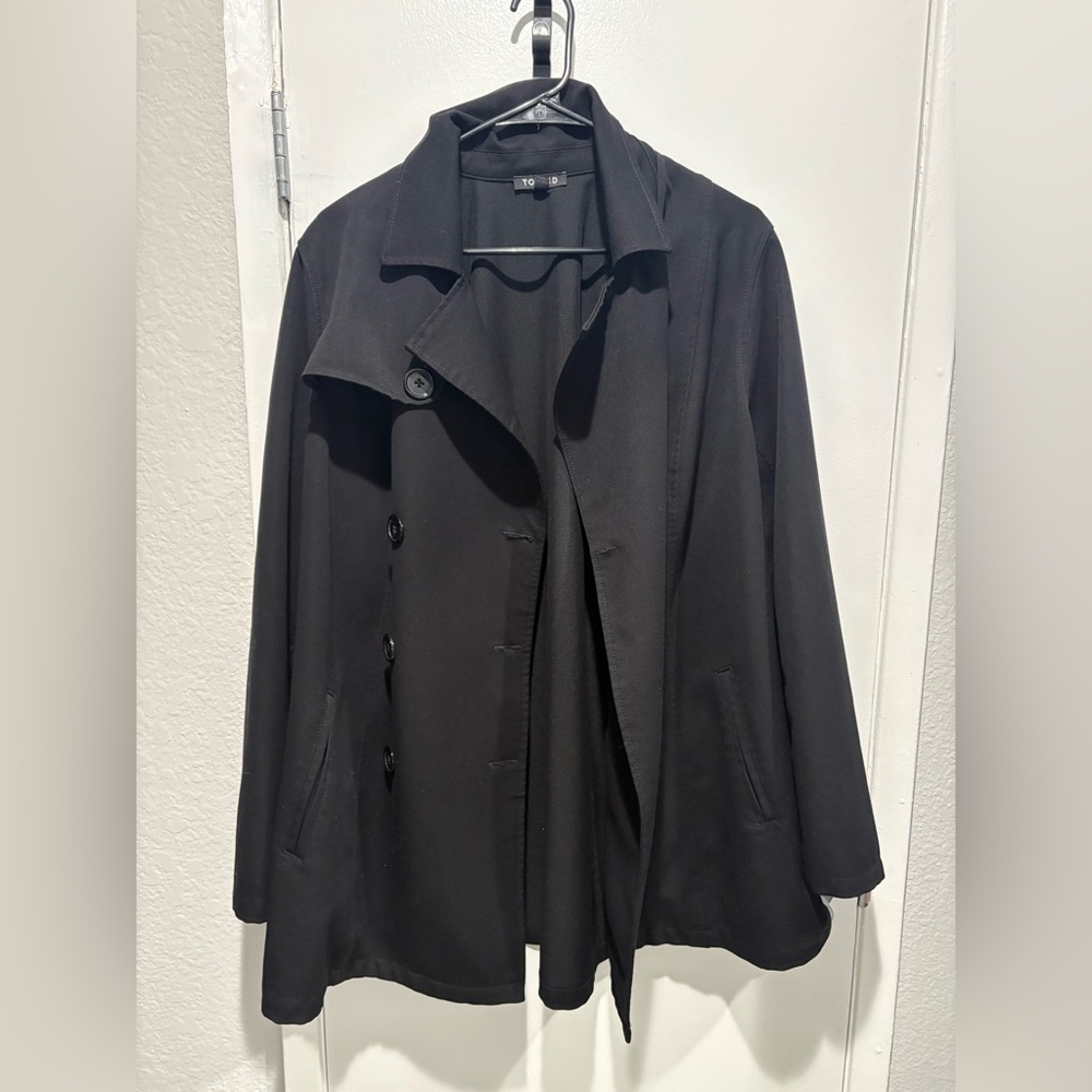 Torrid Classic Black Trench Coat